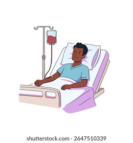 Proceso de donación de sangre Una representación visual