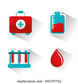 blood donation tools icon