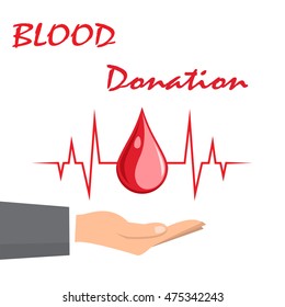 Blood Donation Vector icon