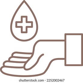Blood Donation vector icon. Can be used for printing, mobile and web applications.