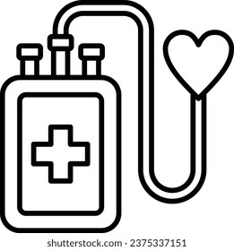Blood Donation vector icon. Can be used for printing, mobile and web applications.