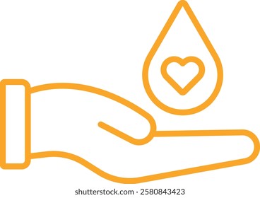 Blood Donation vector icon. Can be used for printing, mobile and web applications.