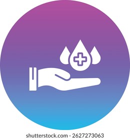 Blood Donation vector icon. Can be used for printing, mobile and web applications.
