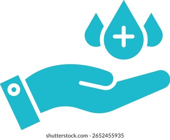 Icono de Vector de donación de sangre. Se puede utilizar para aplicaciones de impresión, móviles y de Web.