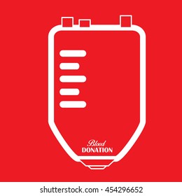 Blood donation, Vector illustration