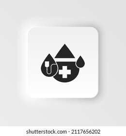 Blood donation vector illustration. Blood Donor Day. Save a life. Infusion therapy. blood and heart vector icon