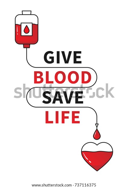 Blood Donation vector illustration with red\
heart and drop counter. Blood Donation line art concept with the\
red line connecting dropper and heart. Lifesaver campaign template\
graphic design.\
