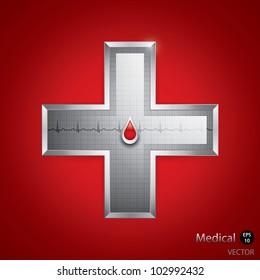 Blood donation vector.Medical background