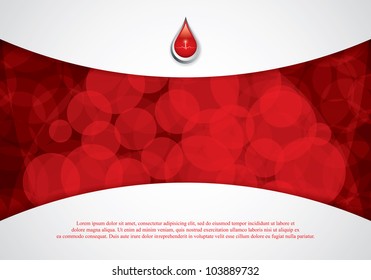 Blood Donation Vector.Medical Background