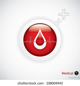 Blood donation vector.Medical background