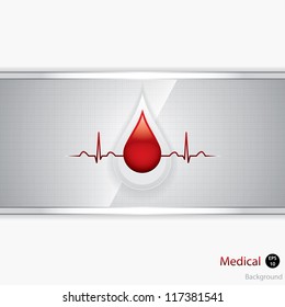 Blood donation vector.Medical background