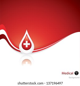 Blood donation vector.Medical background