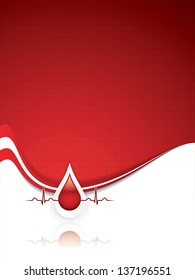 Blood Donation Vectormedical Background Stock Vector (Royalty Free ...