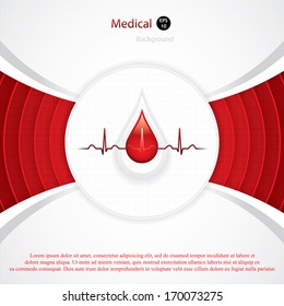Blood donation vector.Medical background