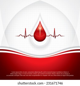 Blood donation vector.Medical background