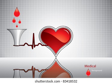 Blood donation vector.Medical background