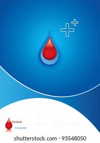 Blood donation vector.Medical background