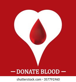 Blood donation vector.Medical background.vector