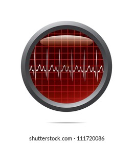 Blood donation vector.Medical button