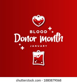 Diseño de vectores para el Día del Donante de Sangre