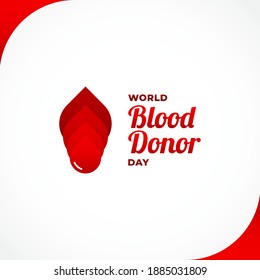 Diseño de vectores para el Día del Donante de Sangre