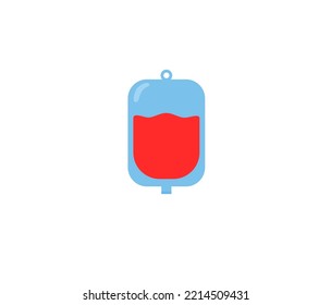 blood donor element object design flat icon