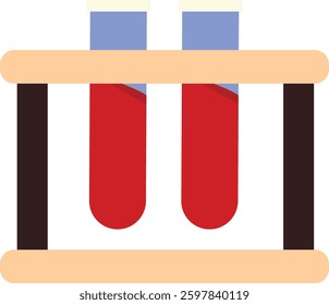 Blood Donor Element on White Background. Donation Blood Concept. Vector Illustration.