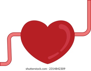 Blood Donor Transfusion day elements
