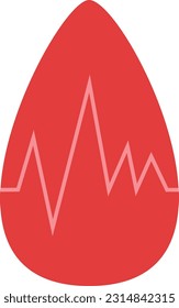 Blood Donor Transfusion day elements