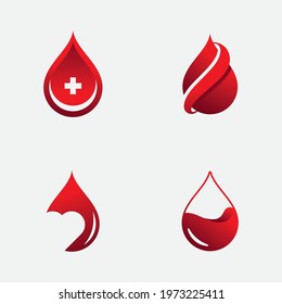 Blood donors icon , blood logo vector illustration 