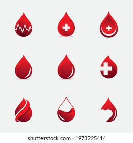 Blood donors icon , blood logo vector illustration 