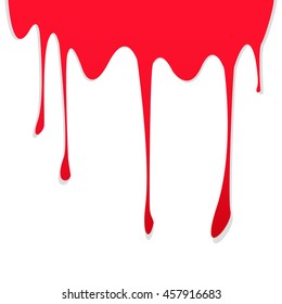 Blood Drip Vector Illustration Stock Vector (Royalty Free) 457916683 ...