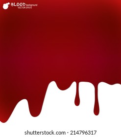 Derrame de sangre, antecedentes de sangre. Ilustración vectorial.