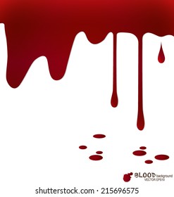 Derrame de sangre, antecedentes de sangre. Ilustración vectorial.