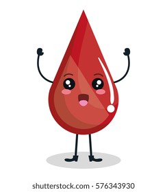 blood drop character icon