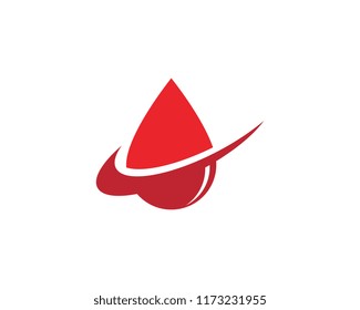Blood drop donor vector illustration