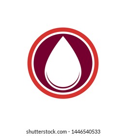 Blood drop donor vector illustration