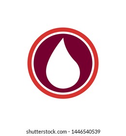 Blood drop donor vector illustration