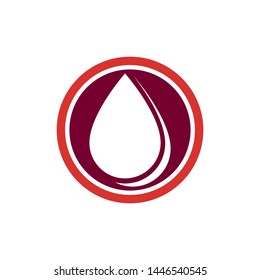 Blood drop donor vector illustration