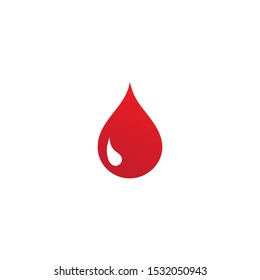 Blood drop donor vector illustration