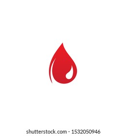 Blood drop donor vector illustration
