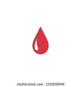 Blood drop donor vector illustration