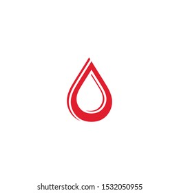 Blood drop donor vector illustration