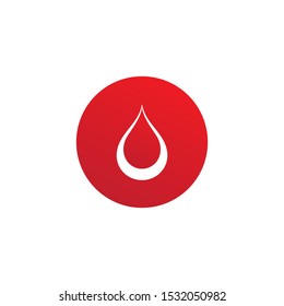 Blood drop donor vector illustration