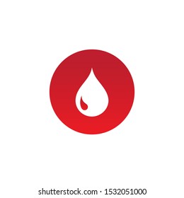 Blood drop donor vector illustration