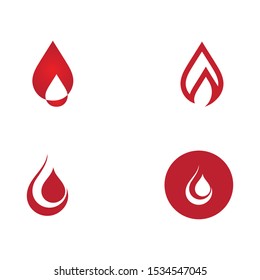 Blood drop donor vector illustration