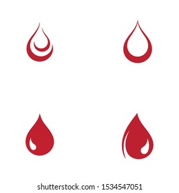 Blood drop donor vector illustration