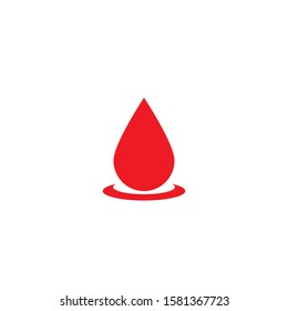 Blood drop donor vector illustration