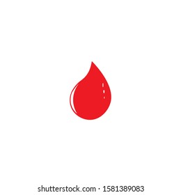 Blood drop donor vector illustration