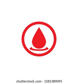 Blood drop donor vector illustration
